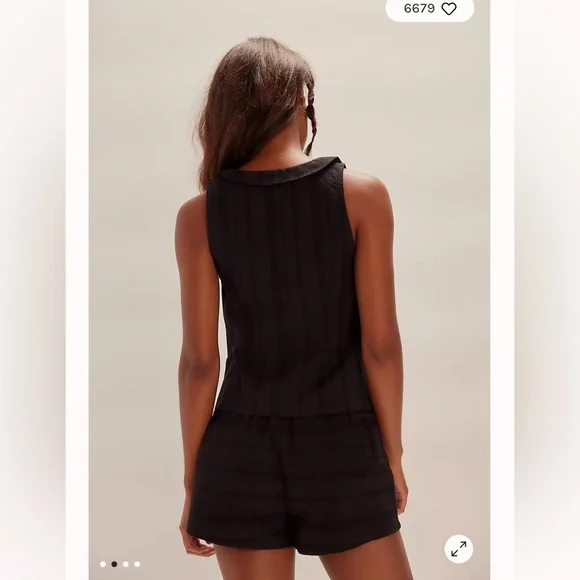 Free People Free-Est Cara Short Set in Black - Picture 2 of 13